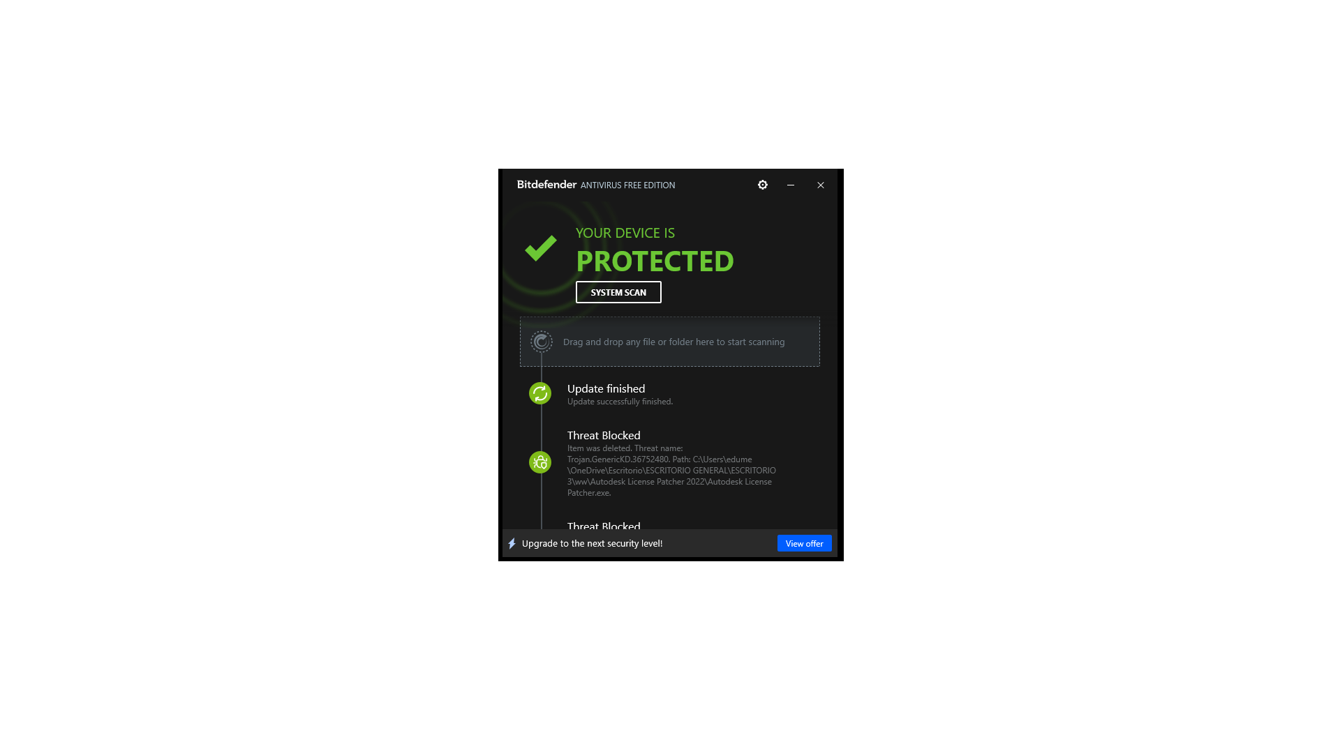 Recomendación de antivirus compatible con CYPE